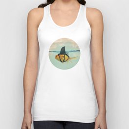 Brilliant DISGUISE - Goldfish with a Shark Fin Unisex Tank Top