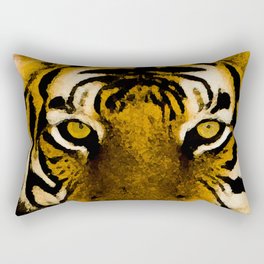 Royal Golden Tiger Rectangular Pillow