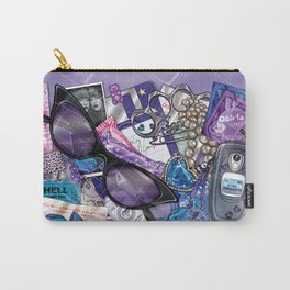 Trompe L'oeil Purple Y2K Carry-All Pouch