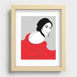 Asian beauty Recessed Framed Print