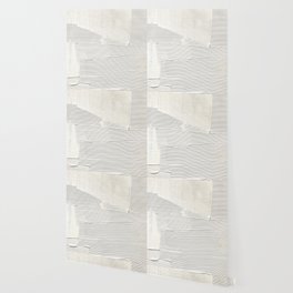 Relief [1]: an abstract, textured piece in white by Alyssa Hamilton Art Wallpaper