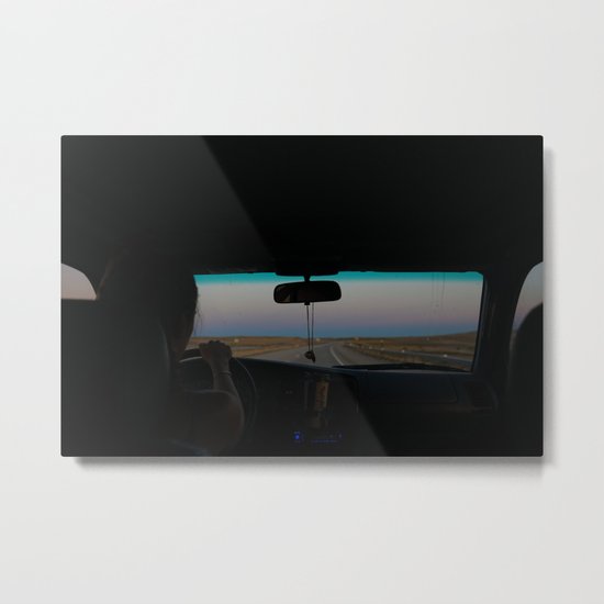 Always Go Metal Print