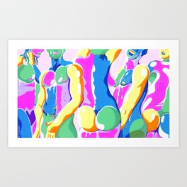 Get Naked! Art Print