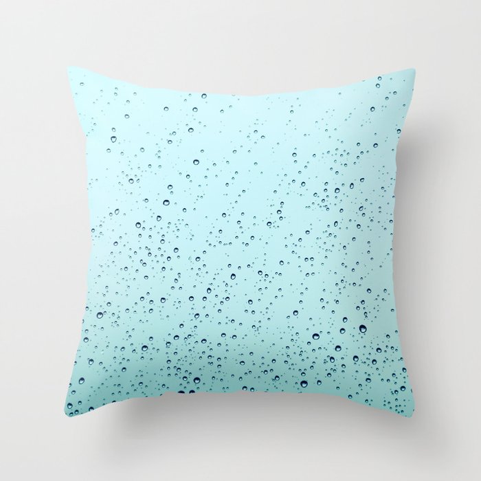 Droplets Throw Pillow