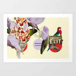 Is the Magic Human Heart the Emergency Exit Art Print