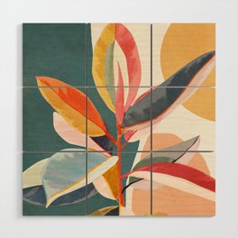 Colorful Branching Out 01 Wood Wall Art