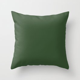 Stinging Nettle Green Throw Pillow