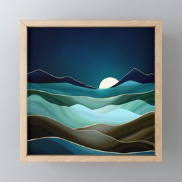Moonlit Vista Framed Mini Art Print