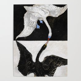 Hilma Af Klint The Swan No 1 Restored Poster