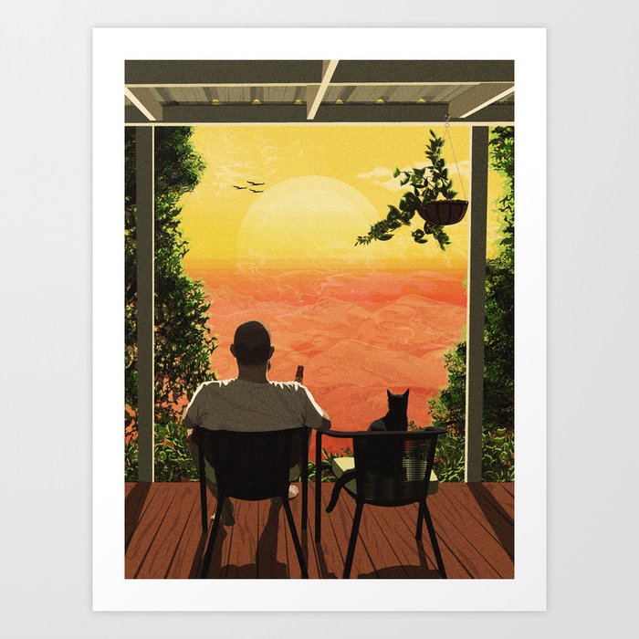 Sundowner Art Print