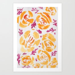 9  |  190412 Flower Abstract Watercolour Painting Art Print | Patterns, Rose, Art, Watercolour, Soft, Daisy, Botanical, Flower, Fine, Contemporary 