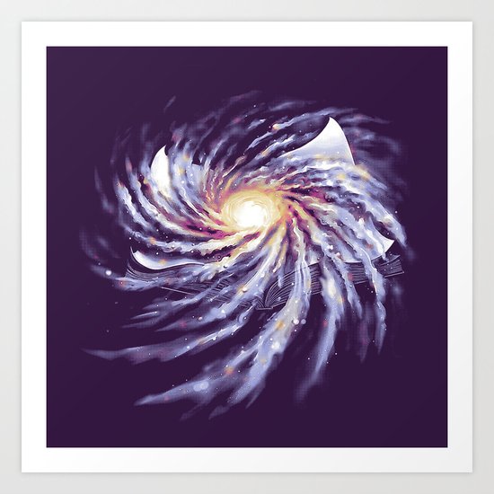 Spacetime Story Art Print