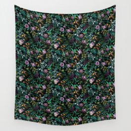Exotic Jungle - Night Wall Tapestry