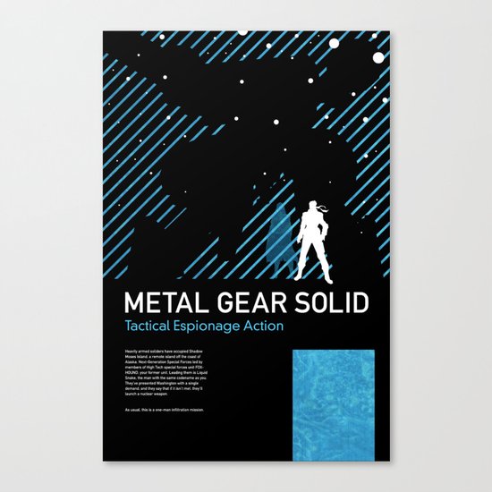 Metal Gear Solid Canvas Print