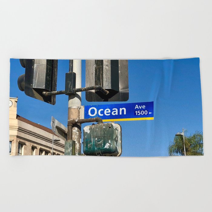 Ocean Avenue Beach Towel