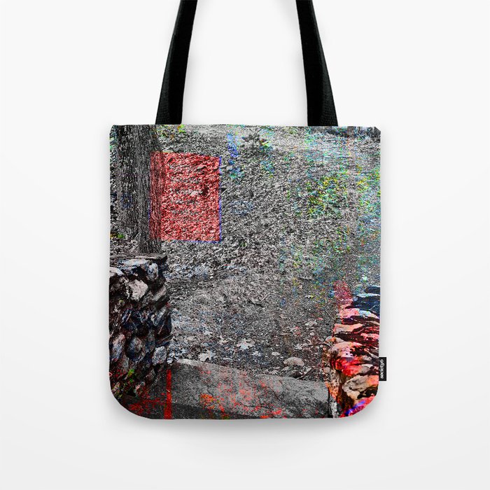 Distorted Paths Tote Bag