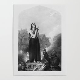 Joan of Arc - A Martyr In Their Cause Poster