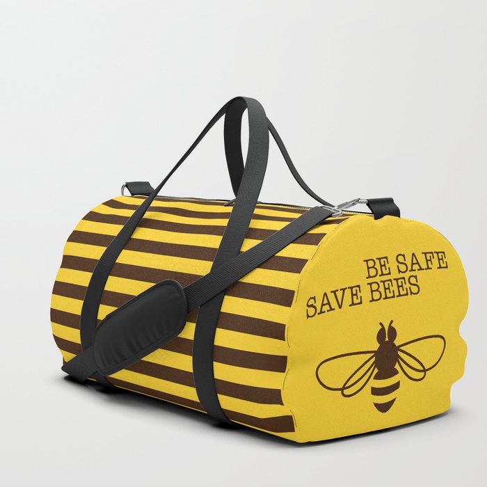Be safe - save bees Duffle Bag