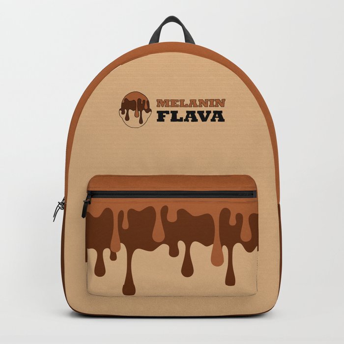 Melanin Flava Original Brown Light Backpack by Riekreate