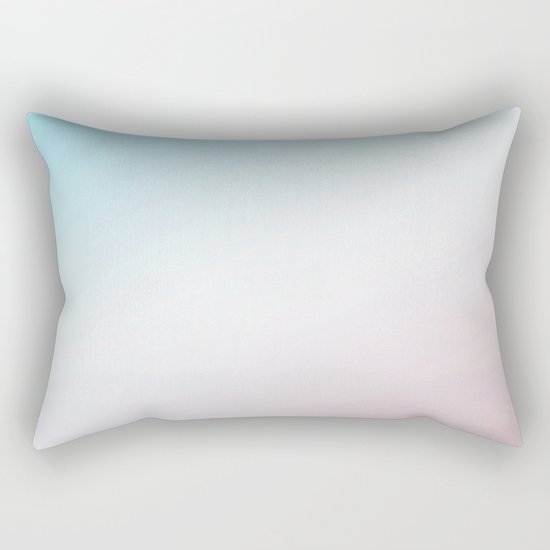 Modern Abstract Pink Blue Rectangular Pillow