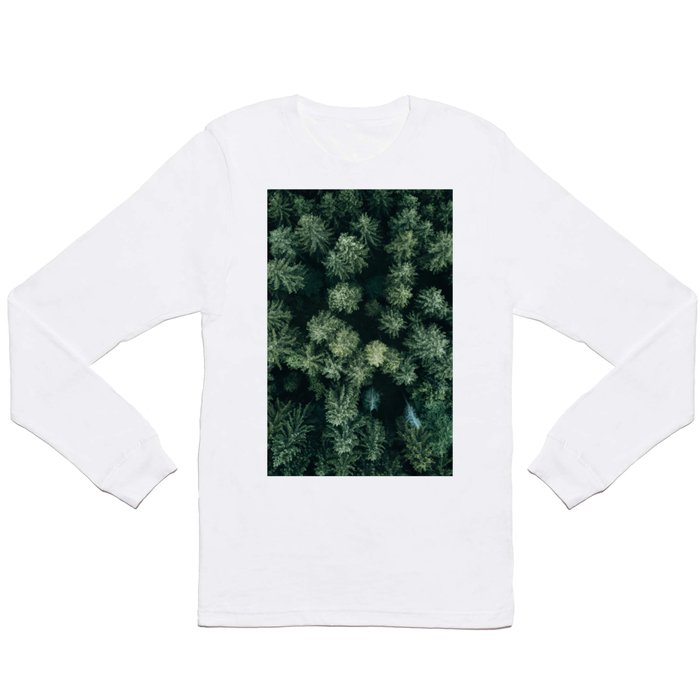 Forest from above - Landscape Photography Long Sleeve T Shirt