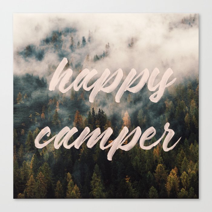 Happy Camper Canvas Print