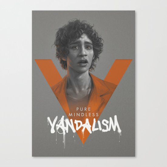 Pure Mindless Vandalism Canvas Print