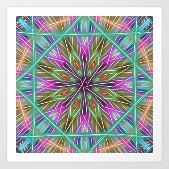 Holiday Window Art Print