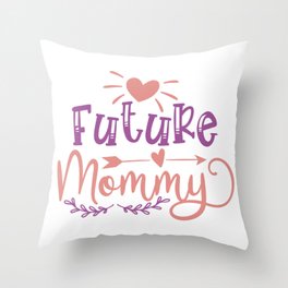 Future Mommy Throw Pillow