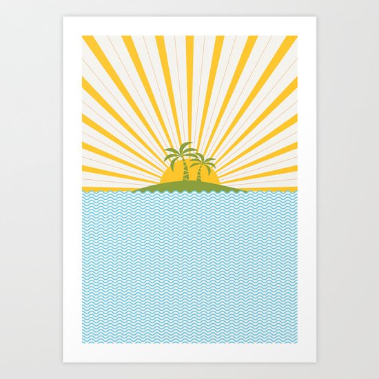 Summer Sun Art Print