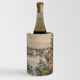 Lake Mohonk, Vintage Print Wine Chiller
