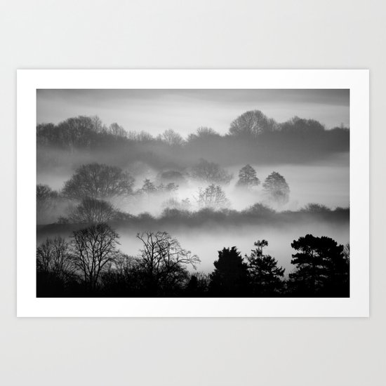 MISTY MORNING Art Print