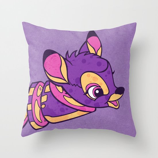 Bambi Venison Throw Pillow