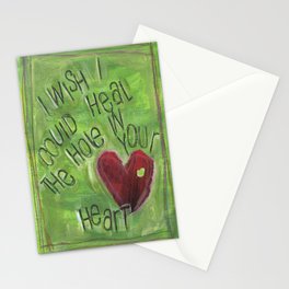 Hole in Your Heart by Seattle Artist Mary Klump Stationery Card