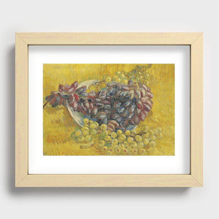 Vincent van Gogh "Still Life with Grapes" Recessed Framed Print
