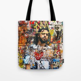 J Cole Portrait Artwork Tote Bag