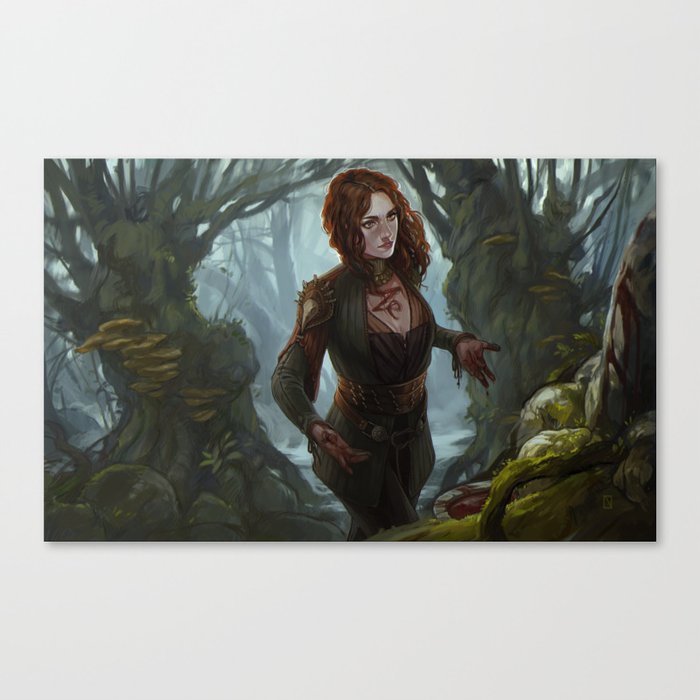 The Offering:Witch Canvas Print