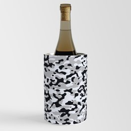 High contrast urban camouflage Wine Chiller