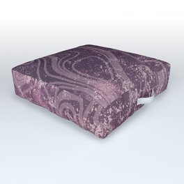 Pink Purple Grunge Art Outdoor Floor Cushion