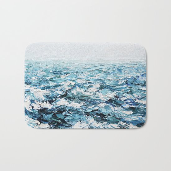 Atlantic Blues Bath Mat