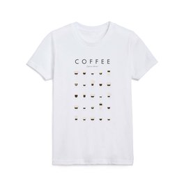 Espresso Coffe Classics Recipes Kids T Shirt