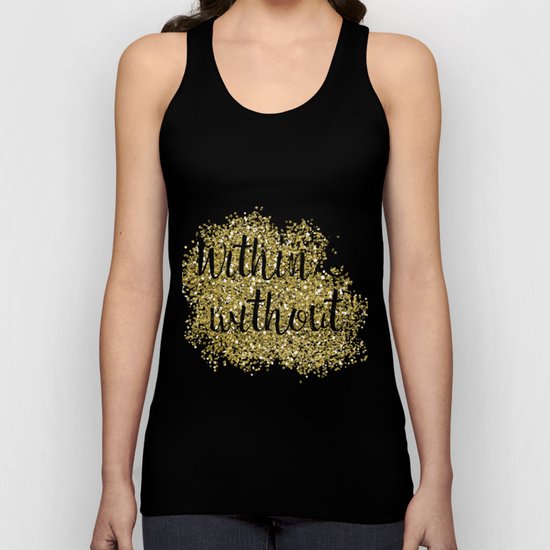 Within and without - golden jazz Unisex Tank Top