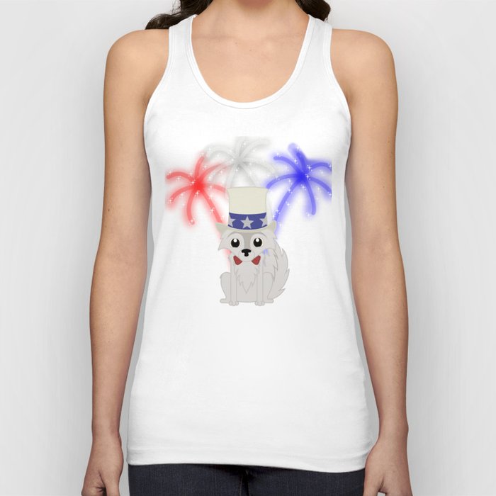 Independence Puppy Tank Top