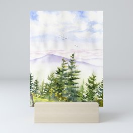 View of Adirondack Mountains Mini Art Print