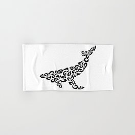 Whale in shapes Hand & Bath Towel