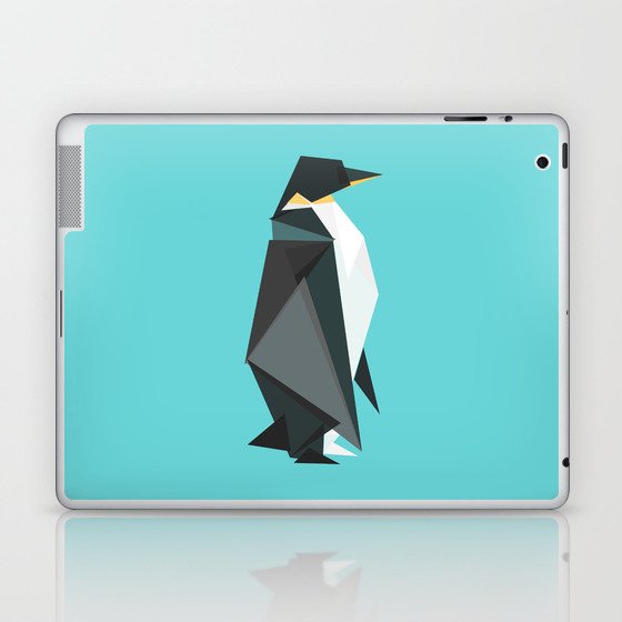 Fractal geometric emperor penguin Laptop & iPad Skin