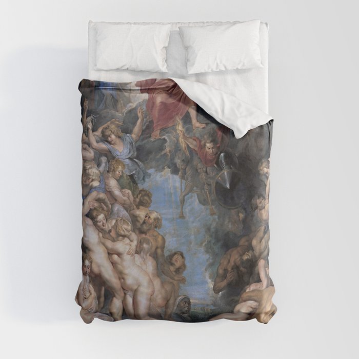 Peter Paul Rubens - The Great Last Judgement Duvet Cover