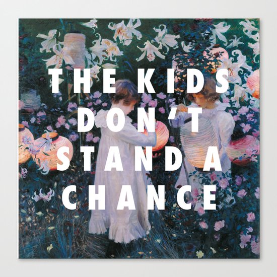 Lilies Don't Stand A Chance Canvas Print