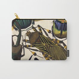 Insectes, Insects, Plate No.15 by Emile-Allain Seguy Carry-All Pouch | Wildlife, Shapes, Longhornbeetles, Pests, Beetles, Artnouveau, Painting, Rhinocerosbeetle, Insectes, Crickets 