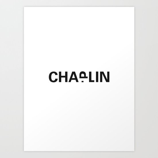 Chaplin Art Print